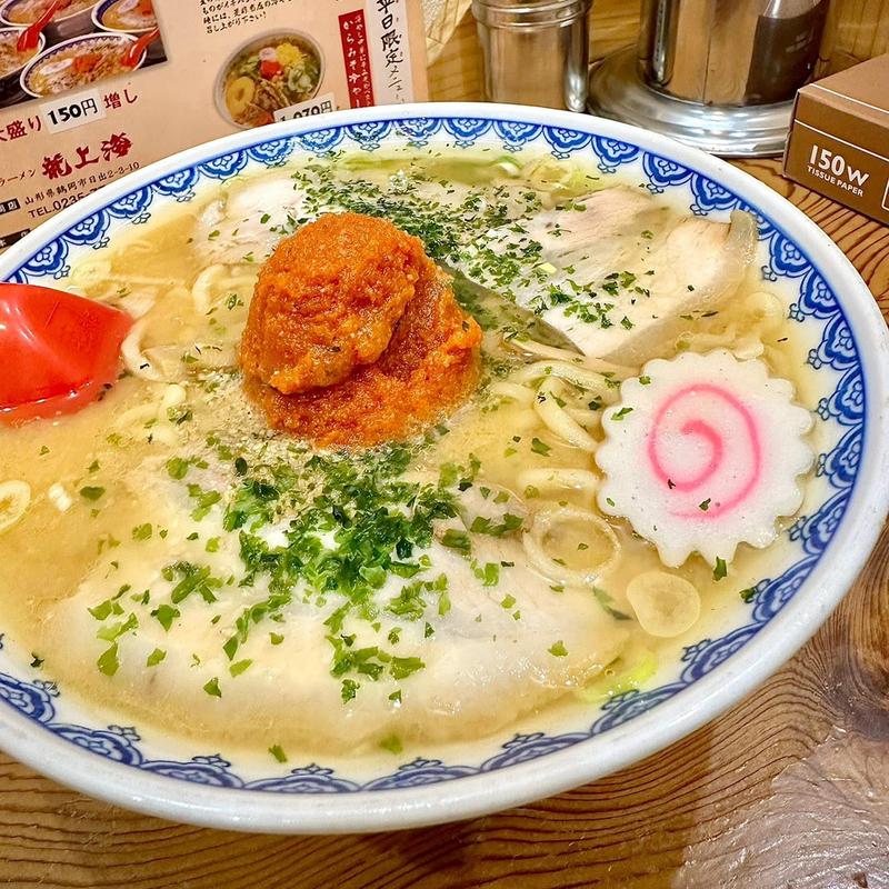 赤湯からみそラーメン 辛味噌ダブル(龍上海　赤湯本店)