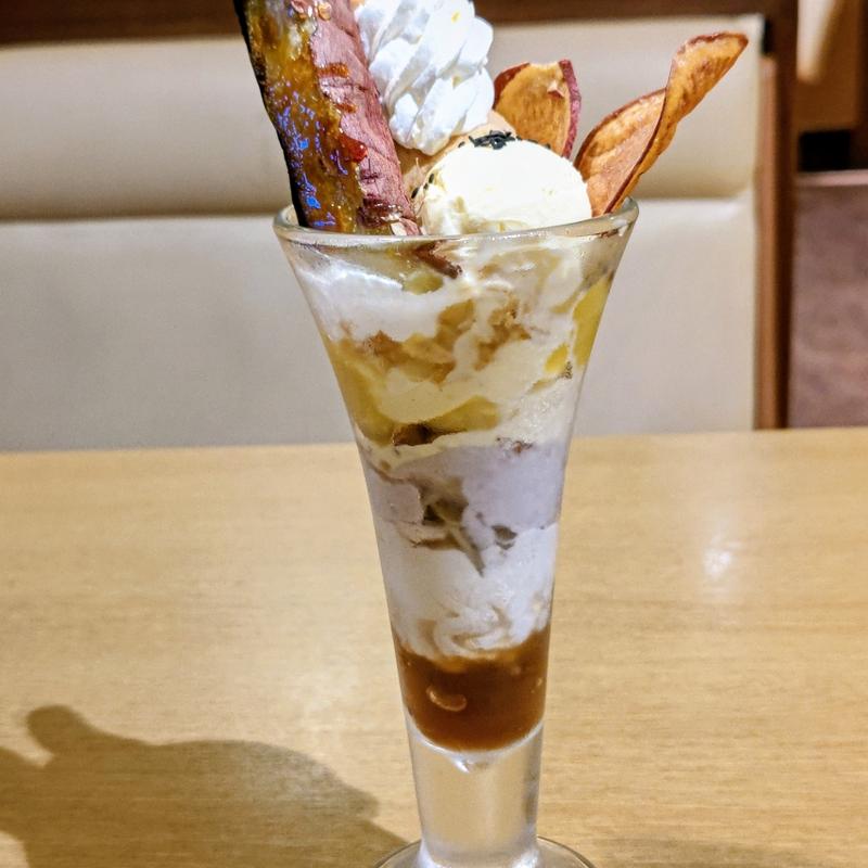 おいもパフェ(ココス 横浜港南台店)