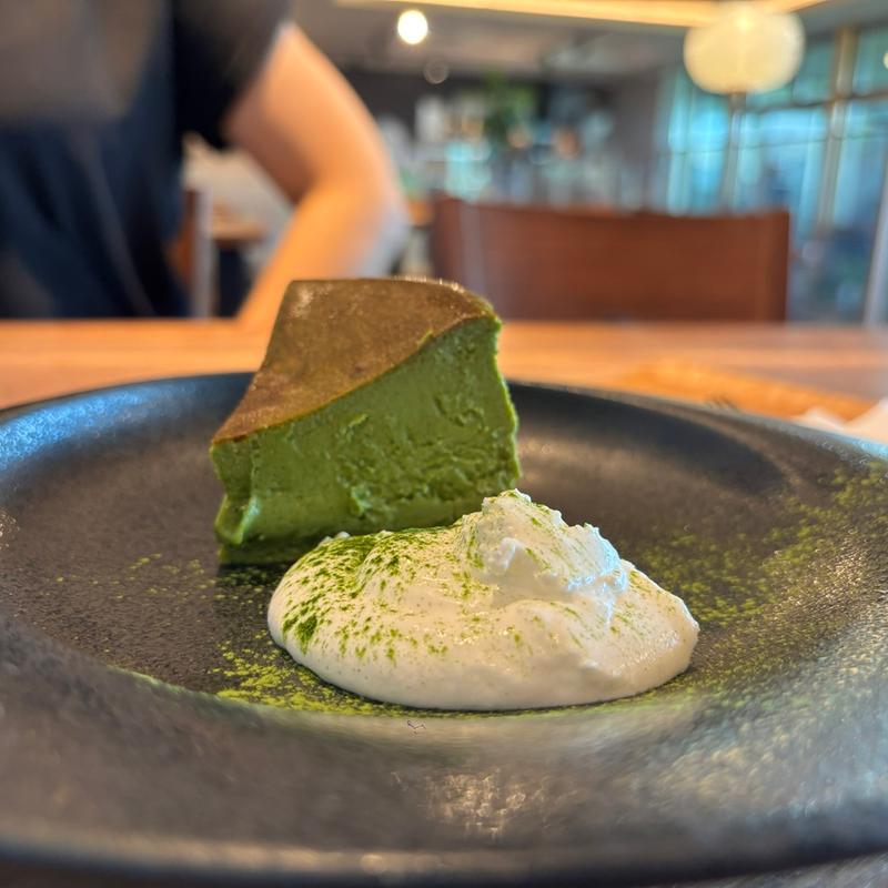 八女抹茶バスクチーズケーキ(お茶村)