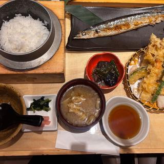秋刀魚定食(五穀 日比谷シャンテ店)