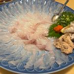カワハギ活き造り