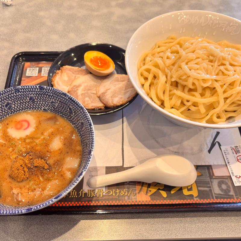 頑者　濃厚魚介豚骨つけ麺(らあめん花月嵐　八王子片倉店)