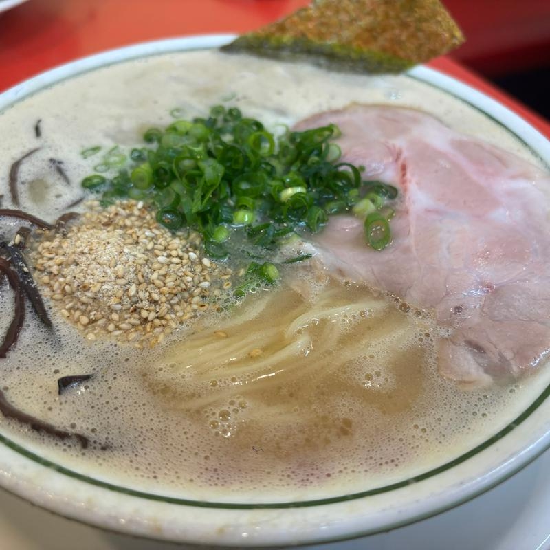 豚骨ラーメン(ドライブイン一幸舎)