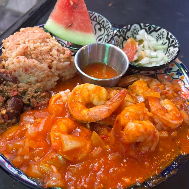 海老のディアブロソース(ワンズダイニング)