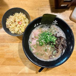 ラーメン+半チャーハン