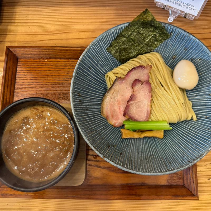 味玉豚骨魚介つけ麺(麺道 ひとひら)