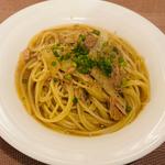 大根とツナの和風スパゲッティ