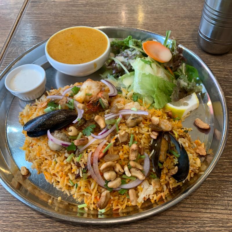 シーフードビリヤニ(スルエシー)