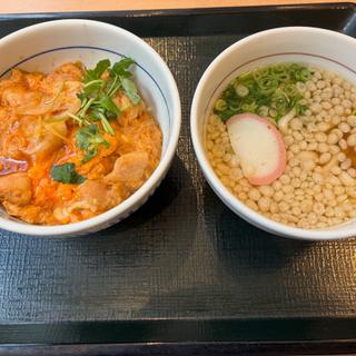 親子丼小+はいからうどん小
