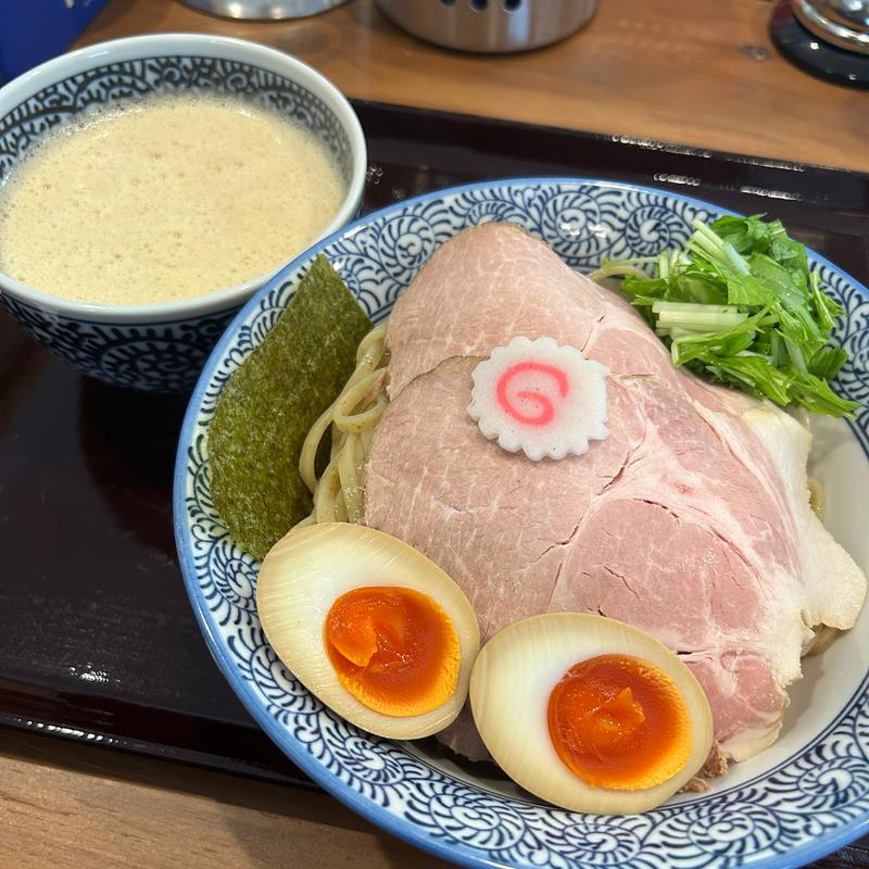 味玉つけ麺(つけ麺 いちびり 天理店)