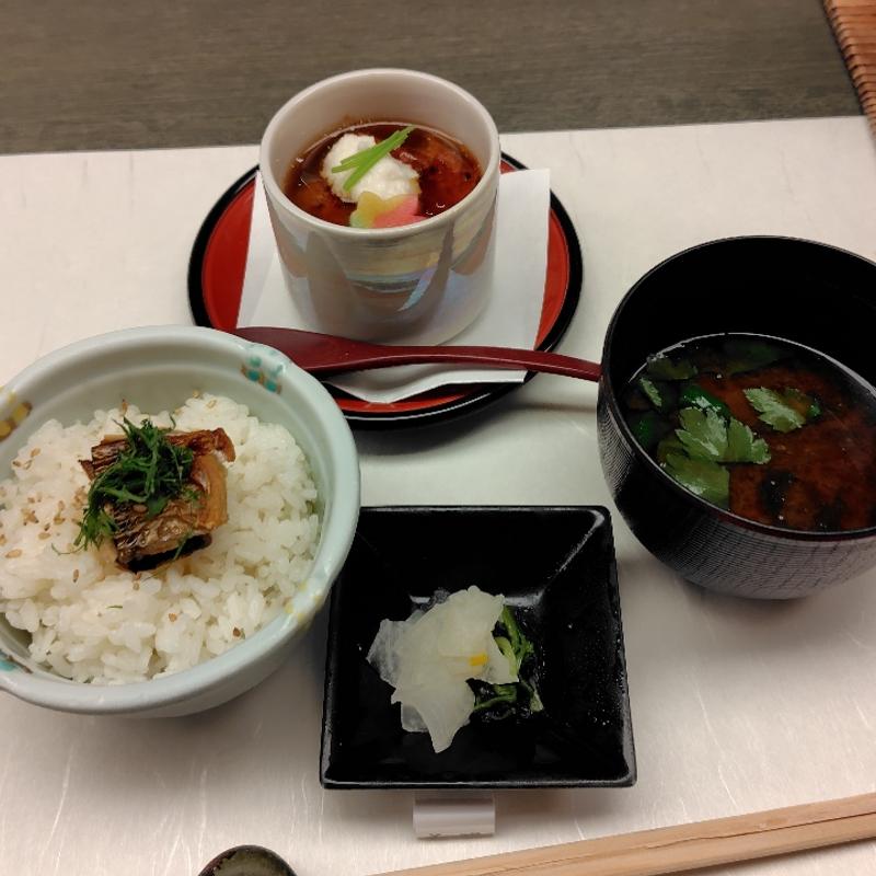 蒸し物、食事(しゃぶしゃぶと日本料理 津みやび)