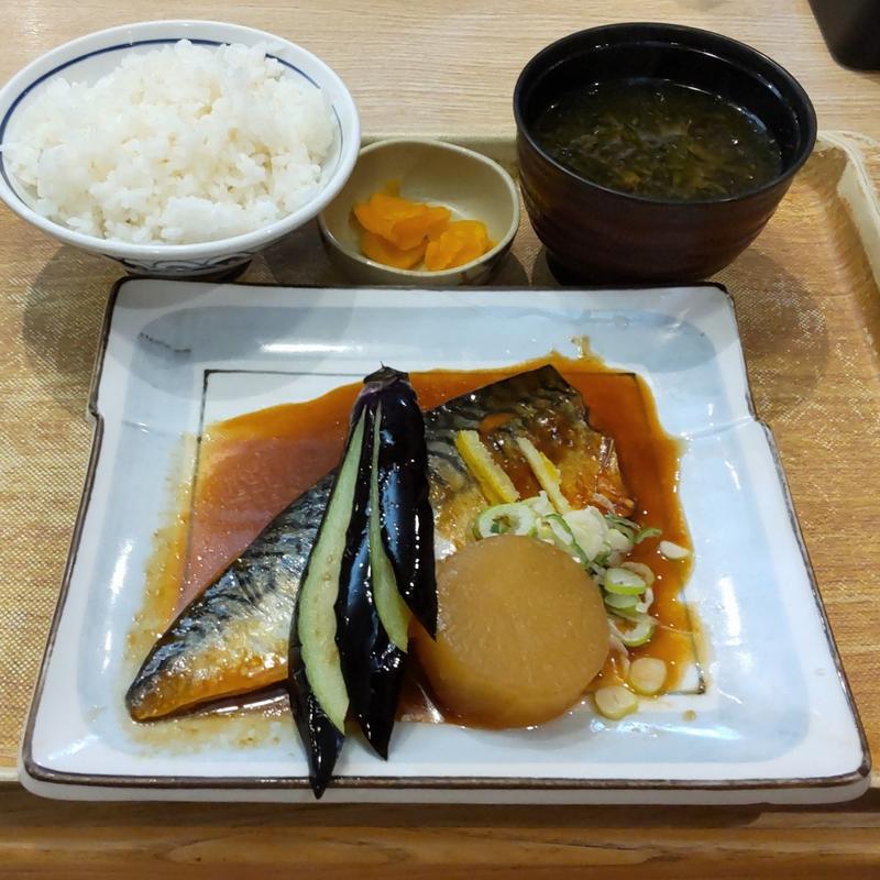 さばの味噌煮定食(築地食堂源ちゃん マークイズみなとみらい店)