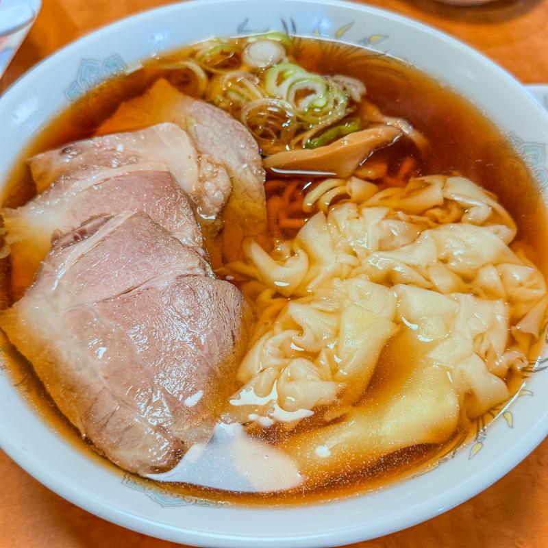 チャーシューワンタンメン(珍來 松ヶ丘店)