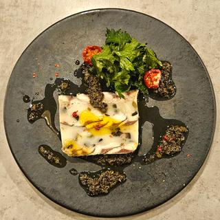 秋刀魚とジャガイモのテリーヌ風ポテトサラダ(umedaya)