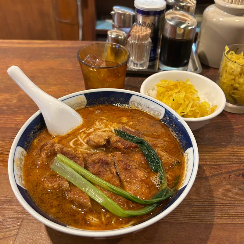 ぱいこうだんだんめん中辛(支那麺 はしご 銀座八丁目店 （しなめんはしご）)