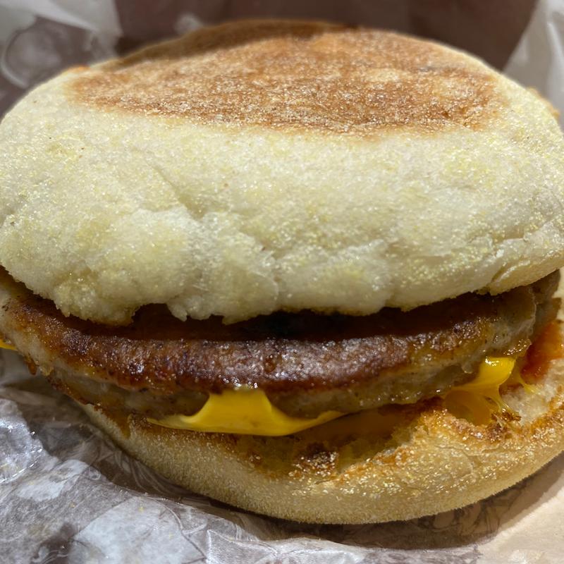 ダブチソーセージマフィン(マクドナルド イオンモール筑紫野店)