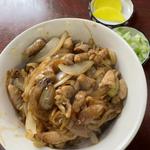 もつ丼 ラーメンセット