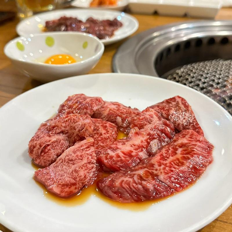 焼きすきロース(焼肉家 山水苑)