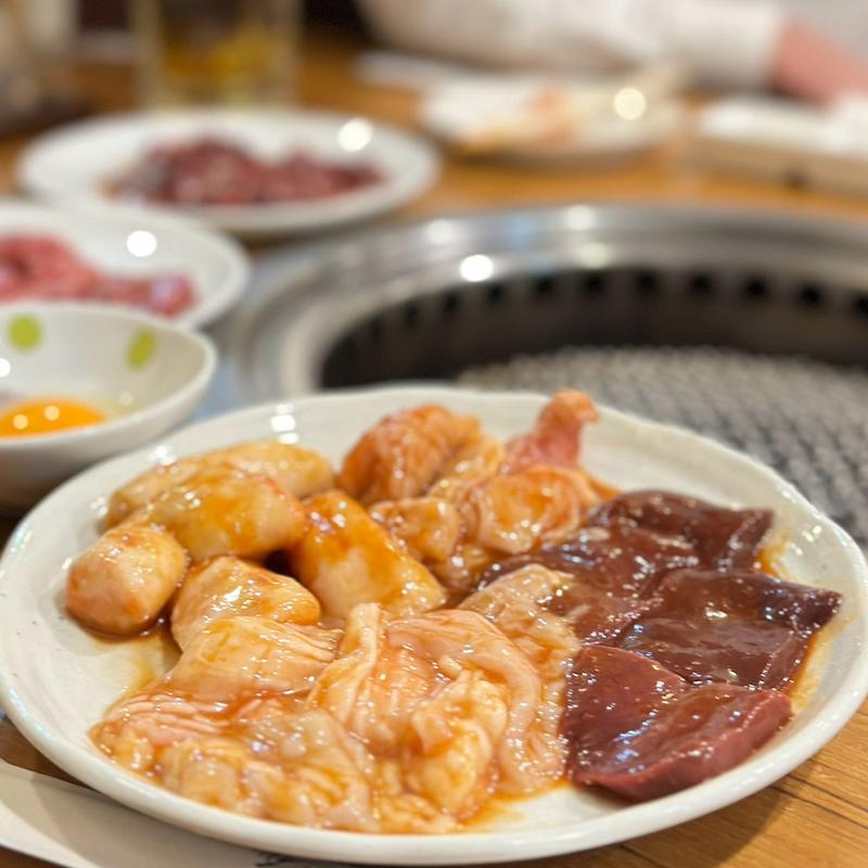 ホルモンセット(焼肉家 山水苑)