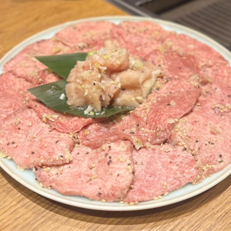 牛タン　ミノ(焼肉 神威)