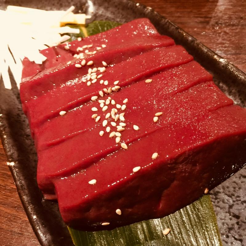 生レバのシャトーブリアン(東京苑 大塚本店)