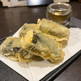 クリームチーズの磯辺揚げ