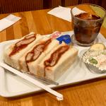 カツサンド コーヒー