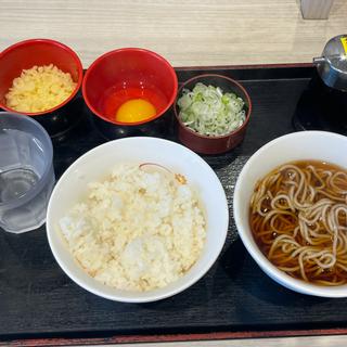 朝定食(いろり庵きらくそば 川越)