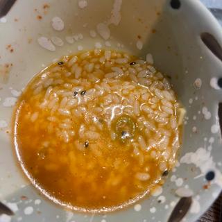 鶏つけうどん茶漬け