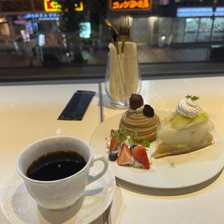 モンブラン　ラフランス　コーヒー(サロン・ド・テ・シェ・タニ)