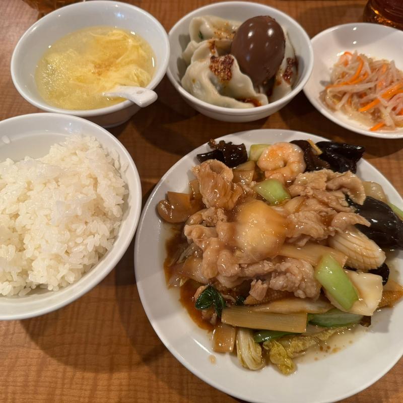 八宝菜定食(天府舫 （テンフファン）)