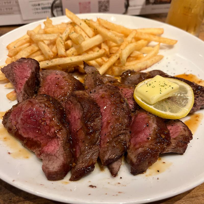 ステーキランチ（300g）(ピッツェリア バール ナポリ 京都錦 （ナポリ）)