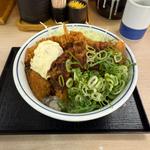 ネギたるチキンカツ丼(かつや 浅草店)