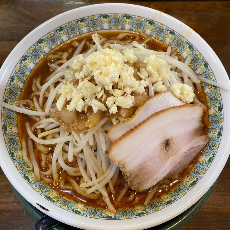 10月限定 背脂麻辣ガーリック(らぁめん優雅 )