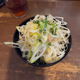 塩ネギチャーシュー丼(特製もりそば 瑛 （てる）)