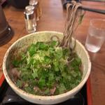 冷たい山椒肉そば(肉そば家 笑梟 （ふくろう）)