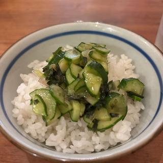 ミニダシごはん(肉そば家 笑梟 (ふくろう))