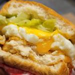 月見チーズフィレバーガー(ケンタッキーフライドチキンイオンモール与野店)