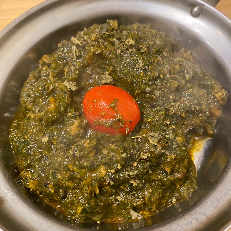 ほうれん草キーマカレー(CURRY RICE MUGEN)