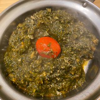 ほうれん草キーマカレー