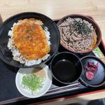 タレかつ丼、ミニざるそばセット