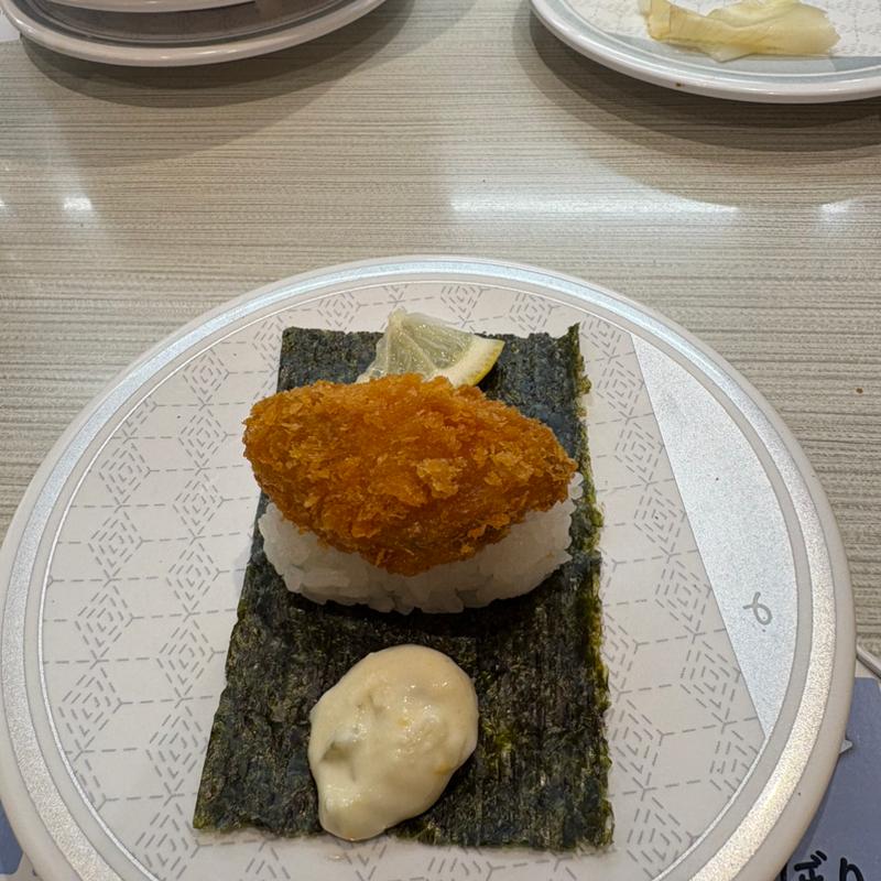 広島県産カキフライ軍艦　タルタル(はま寿司 鹿浜店 )