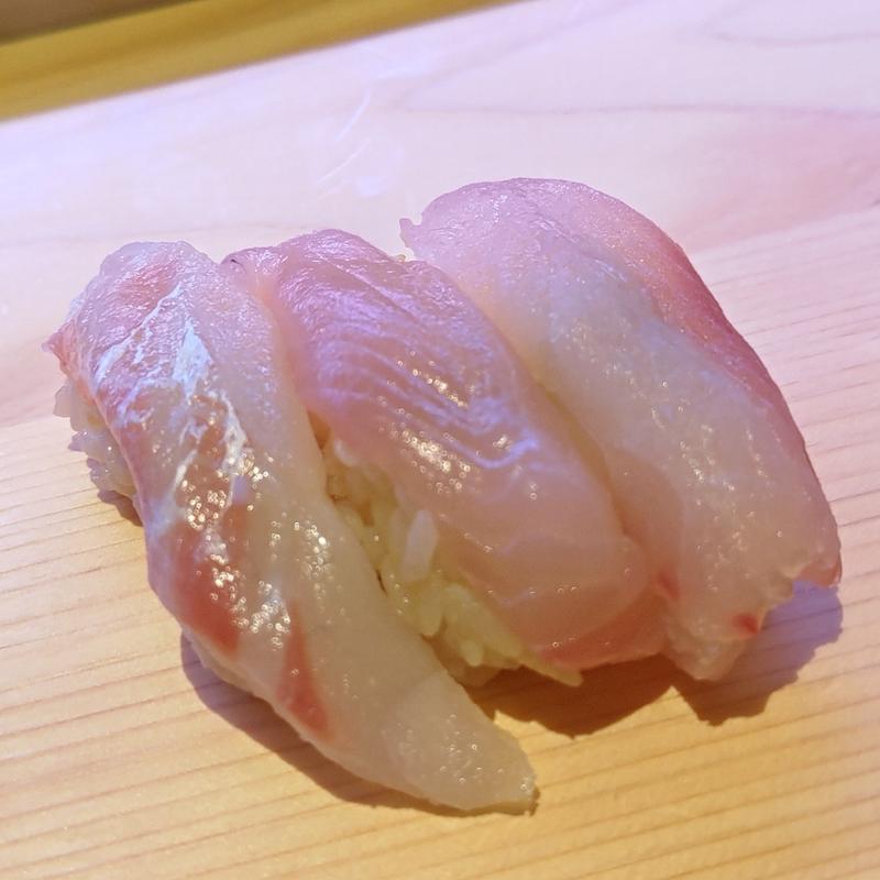 白身三種(立ち寿司　おや潮)