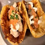 BEKグリルチーズ&チキンタコスとBEKグリルチーズ&ビーフタコス