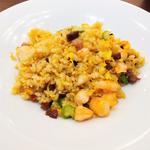 海老と香港叉焼の炒飯