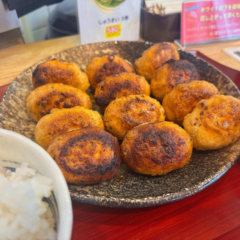 やき餃子12個(ホワイト餃子 はながさ 本川越店)