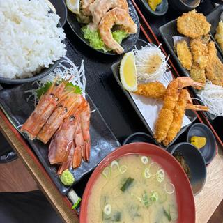 エビまみれ定食(銀蔵 茨木中穂積店)