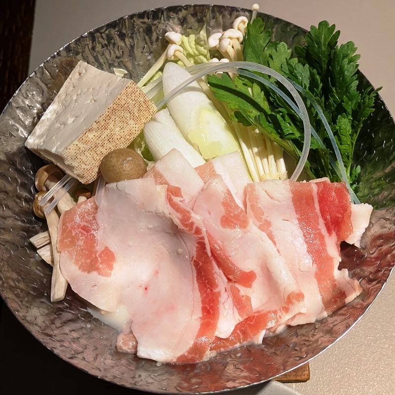 東京Xポークの豆乳鍋(ブリジストン奥多摩園)