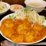 エビチリランチ(銀杏園 四川料理)