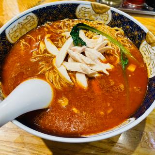 鶏絲担々麺(大辛)(支那麺 はしご 赤坂店 (しなめんはしご))